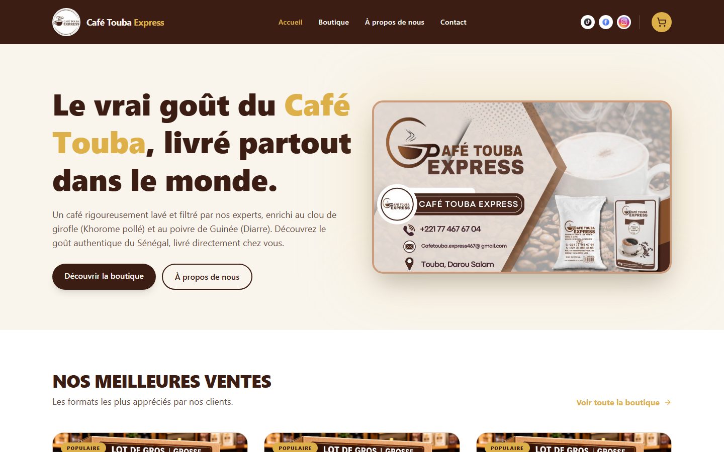 Aperçu de Café Touba Express